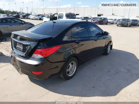 2012 Hyundai Accent Gls VIN KMHCU4AE7CU064595 фото 5