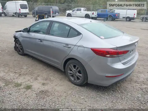 5NPD84LF6HH190872 — 2017 Hyundai Elantra, фото 3 с аукциона IAAI, Угон