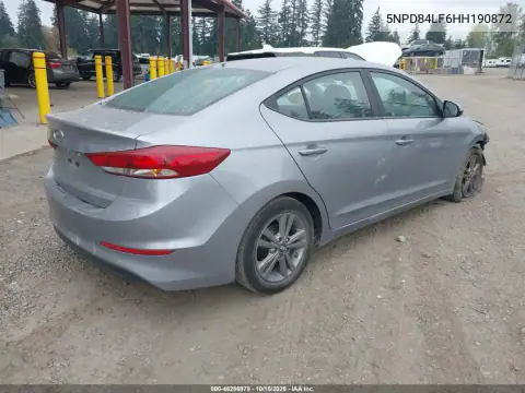 5NPD84LF6HH190872 — 2017 Hyundai Elantra, фото 4 с аукциона IAAI, Угон