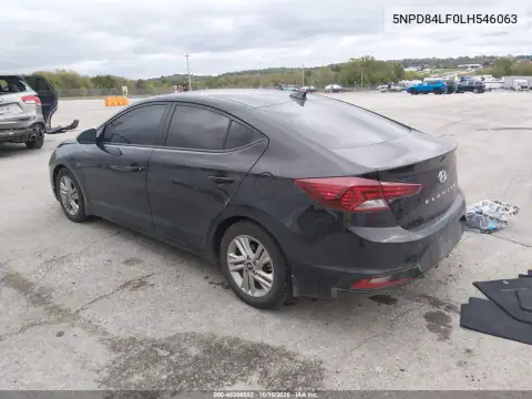 5NPD84LF0LH546063 — 2020 Hyundai Elantra, ფოტო 4, IAAI, Внешний пожар