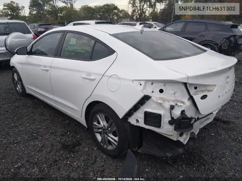 5NPD84LF1LH631302 — 2020 Hyundai Elantra, zdjęcie 4 z IAAI, Przód i tył