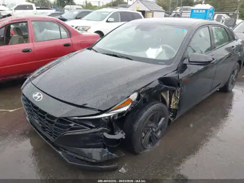KMHLS4AG8MU166366 — 2021 Hyundai Elantra, фото 2 з IAAI, Передня частина зліва