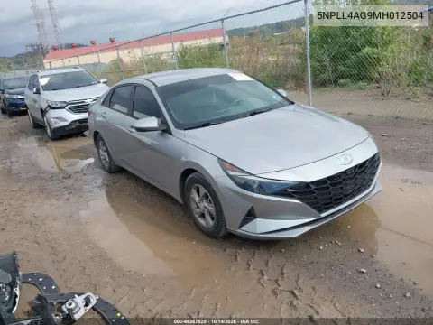5NPLL4AG9MH012504 — 2021 Hyundai Elantra, ЗАДНЯЯ ЧАСТЬ, фото до ремонта