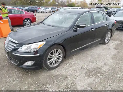 KMHGC4DHXCU170422 — 2012 Hyundai Genesis, фото 3 с аукциона IAAI, Естественный износ