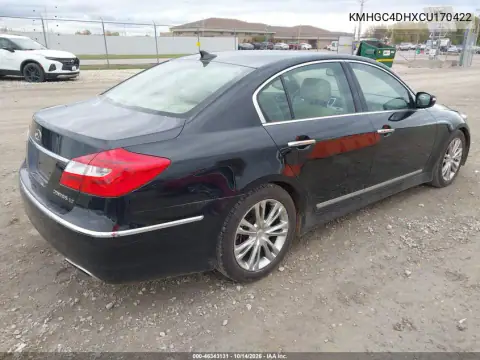 KMHGC4DHXCU170422 — 2012 Hyundai Genesis, фото 5 с аукциона IAAI, Естественный износ