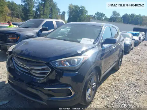 5NMZT3LB7HH040262 — 2017 Hyundai Santa FE, zdjęcie 3 z IAAI, Przód