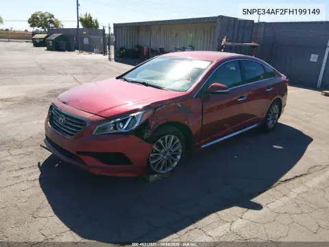2015 Hyundai Sonata Limited VIN 5NPE34AF2FH199149 фото 3