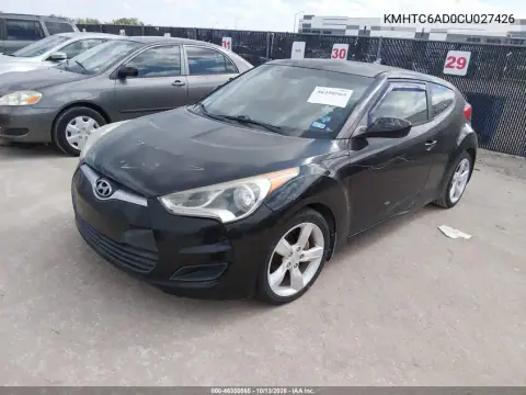 KMHTC6AD0CU027426 — 2012 Hyundai Veloster, фото 3 с аукциона IAAI 20.10.2026, Естественный износ
