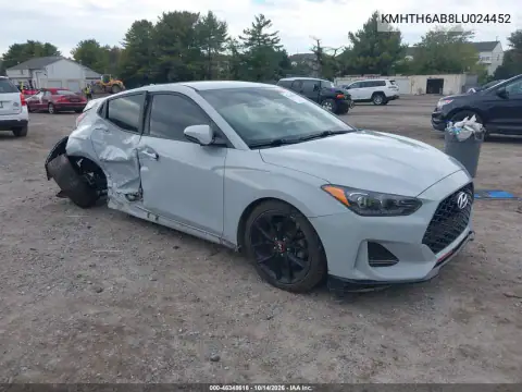 KMHTH6AB8LU024452 — 2020 Hyundai Veloster, Prawy tył, zdjęć przed naprawą