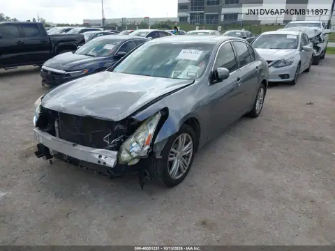 JN1DV6AP4CM811897 — 2012 Infiniti G, photo 3 from IAAI, Left front