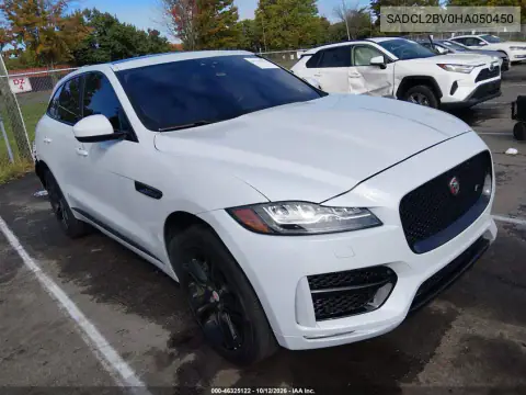 SADCL2BV0HA050450 — 2017 Jaguar F-Pace, задняя часть справа, фото до ремонта