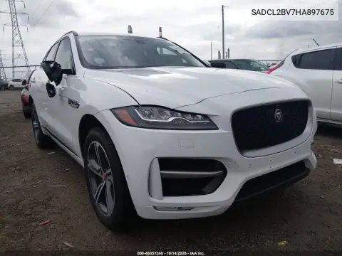SADCL2BV7HA897675 — 2017 Jaguar F-Pace, Правый бок, фото до ремонта