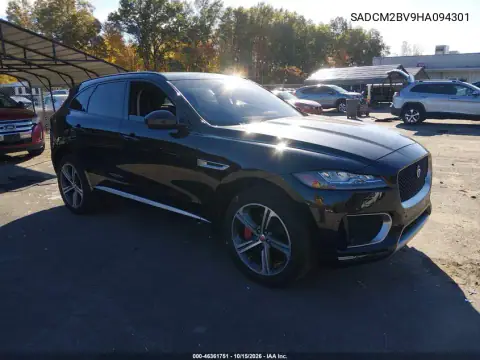 SADCM2BV9HA094301 — 2017 Jaguar F-Pace, Lado izquierdo, fotos antes de reparar