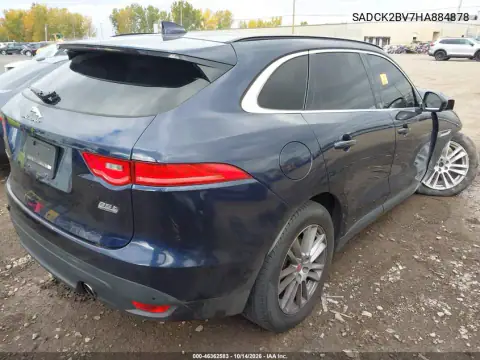 SADCK2BV7HA884878 — 2017 Jaguar F-Pace, фото 4 з IAAI, Пошкодження з усіх боків