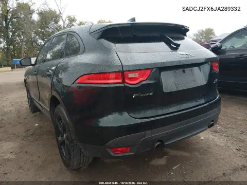 SADCJ2FX6JA289332 — 2018 Jaguar F-Pace, photo 4 from IAAI, Right front