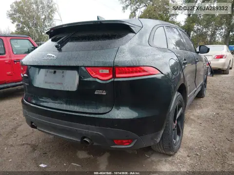 SADCJ2FX6JA289332 — 2018 Jaguar F-Pace, photo 5 from IAAI, Right front