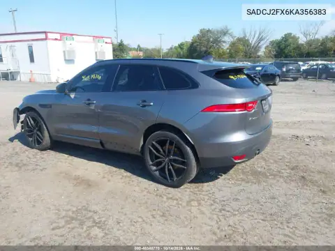 SADCJ2FX6KA356383 — 2019 Jaguar F-Pace, photo 4 from IAAI, Front end