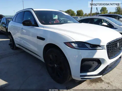 2025 Jaguar F-Pace R-Dynamic S P250 Awd Automatic VIN SADCT2EX3SA747745 фото 2