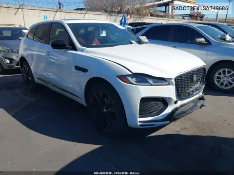 SADCT2EX1SA749686 — 2025 Jaguar F-Pace, Left front, before-repair photos