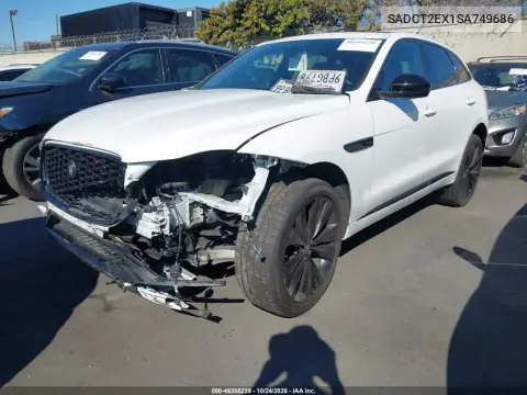 SADCT2EX1SA749686 — 2025 Jaguar F-Pace, photo 3 from IAAI, Left front