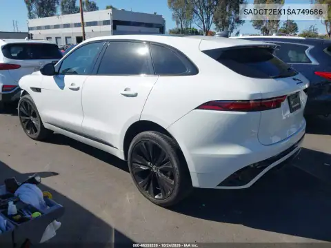 SADCT2EX1SA749686 — 2025 Jaguar F-Pace, photo 4 from IAAI, Left front