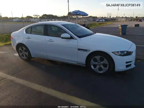 SAJAR4FX8JCP38149 — 2018 Jaguar XE, Подтопление, фото до ремонта