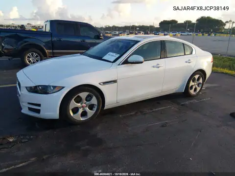 SAJAR4FX8JCP38149 — 2018 Jaguar XE, фото 2 с аукциона IAAI, Подтопление