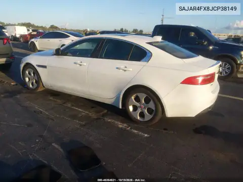 SAJAR4FX8JCP38149 — 2018 Jaguar XE, фото 3 с аукциона IAAI, Подтопление