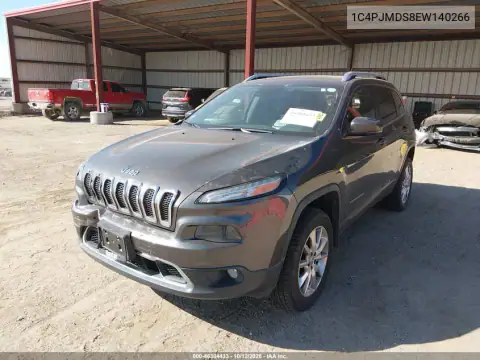 1C4PJMDS8EW140266 — 2014 Jeep Cherokee, zdjęcie 3 z IAAI, Przód i tył
