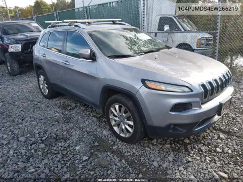 1C4PJMDS4EW266219 — 2014 Jeep Cherokee, Левый бок, фото до ремонта