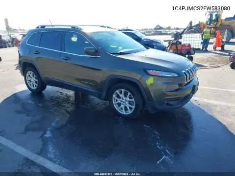 1C4PJMCS2FW583080 — 2015 Jeep Cherokee, Передняя часть слева, фото до ремонта
