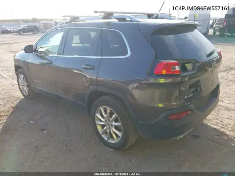 1C4PJMDS6FW557161 — 2015 Jeep Cherokee, photo 4 from IAAI, Front end