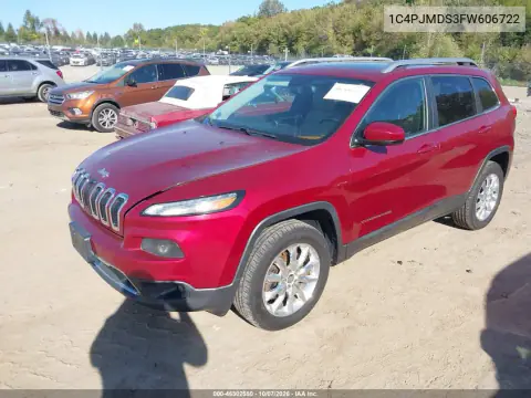 2015 Jeep Cherokee Limited VIN 1C4PJMDS3FW606722 фото 3