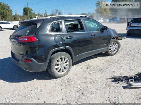 1C4PJMDB6GW225657 — 2016 Jeep Cherokee, photo 4 from IAAI, All-over damage