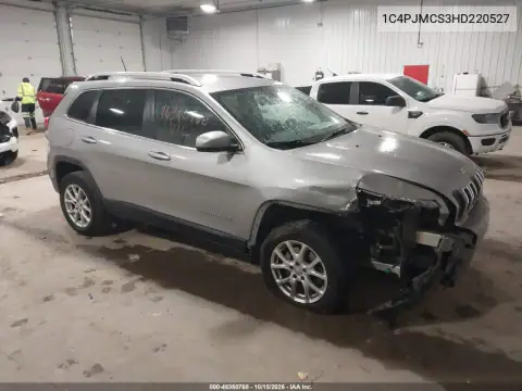 1C4PJMCS3HD220527 — 2017 Jeep Cherokee, Передня частина справа, фото до ремонту