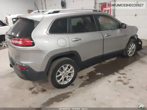 1C4PJMCS3HD220527 — 2017 Jeep Cherokee, photo 5 from IAAI, Right front
