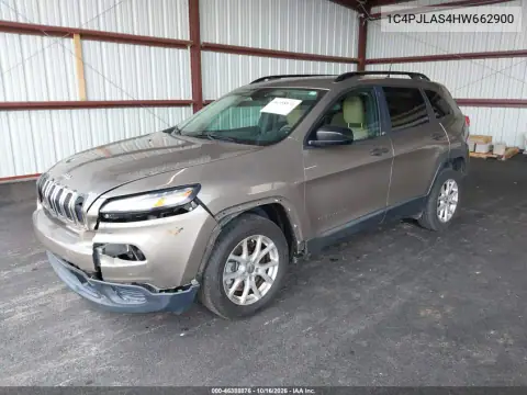 1C4PJLAS4HW662900 — 2017 Jeep Cherokee, ფოტო 3, IAAI, წინა მარცხენა ნაწილი