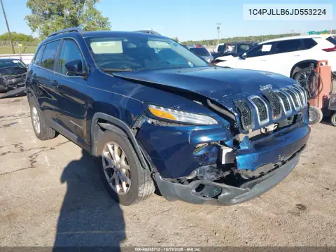 1C4PJLLB6JD553224 — 2018 Jeep Cherokee, Parte delantera, fotos antes de reparar