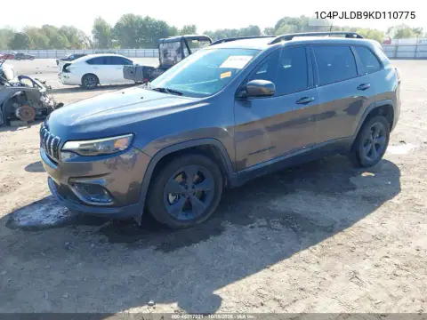 1C4PJLDB9KD110775 — 2019 Jeep Cherokee, фото 3 з IAAI, Правий бік