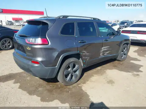 1C4PJLDB9KD110775 — 2019 Jeep Cherokee, фото 5 з IAAI, Правий бік