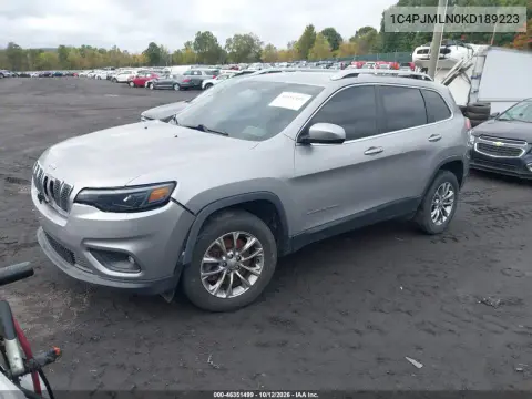 2019 Jeep Cherokee Latitude Plus 4X4 VIN 1C4PJMLN0KD189223 фото 2