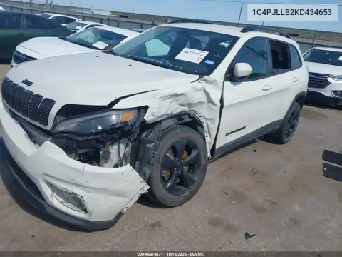 1C4PJLLB2KD434653 — 2019 Jeep Cherokee, zdjęcie 2 z IAAI, Przód