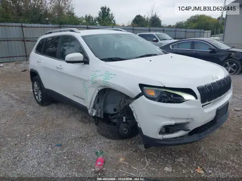 1C4PJMLB3LD626445 — 2020 Jeep Cherokee, წინა ნაწილი, ფოტოები შეკეთებამდე