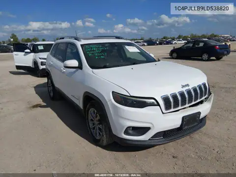 1C4PJLLB9LD538820 — 2020 Jeep Cherokee, photo 2 from IAAI, Left side