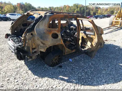 1C4PJMMX0MD115545 — 2021 Jeep Cherokee, фото 4 с аукциона IAAI, Внешний пожар