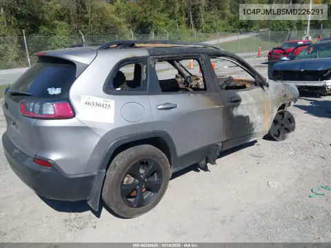 1C4PJMLB5MD226291 — 2021 Jeep Cherokee, foto 4 de IAAI, Incendio
