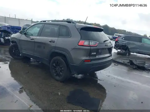 1C4PJMMB8PD114636 — 2023 Jeep Cherokee, фото 3 з IAAI, Передня частина справа