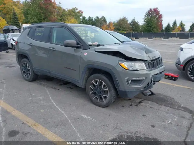 3C4NJDDB1MT511697 — 2021 Jeep Compass Trailhawk, Daños en el motor (Engine), fotos antes de reparar