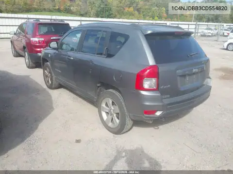 1C4NJDBB3CD554820 — 2012 Jeep Compass, უკანა მარჯვენა ნაწილი, ფოტოები შეკეთებამდე