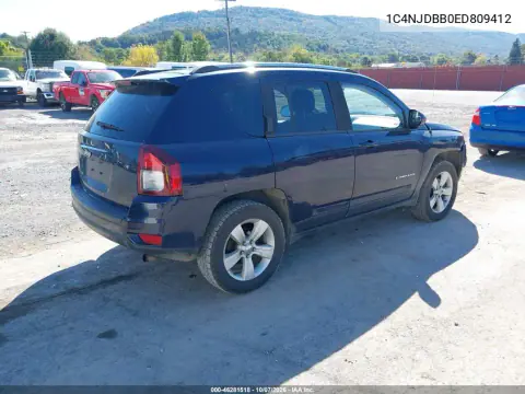 2014 Jeep Compass Sport VIN 1C4NJDBB0ED809412 фото 5